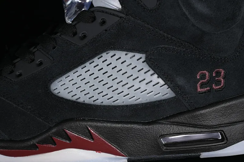 All categories Air Jordan Jordan series basketball shoes Air Jordan 5 A Ma Maniére x Air Jordan 5 "Black" AJ5 Joe 5 suede black FD1330-001